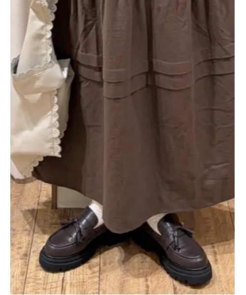 Samansa Mos2（サマンサ モスモス）の「タッセルローファー《S／XL WEB限定サイズ》（ドレスシューズ・レディース・ダークブラウン/ブラック・M/L/S/XL）」の18枚目の写真