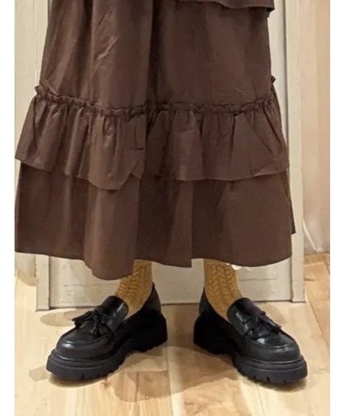 Samansa Mos2（サマンサ モスモス）の「タッセルローファー《S／XL WEB限定サイズ》（ドレスシューズ・レディース・ダークブラウン/ブラック・M/L/S/XL）」の21枚目の写真