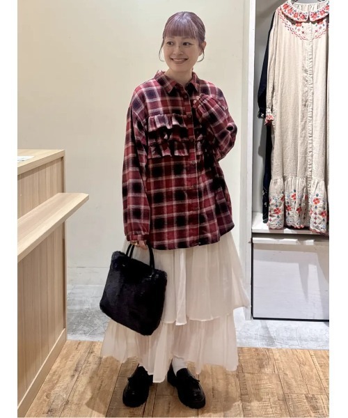 Samansa Mos2（サマンサ モスモス）の「タッセルローファー《S／XL WEB限定サイズ》（ドレスシューズ・レディース・ダークブラウン/ブラック・M/L/S/XL）」の13枚目の写真