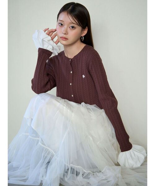 LAGUNAMOON(ラグナムーン)の「ラッフルボリュームチュールスカート(スカート・レディース・ホワイト/その他1・SMALL/MEDIUM)」の5枚目の写真