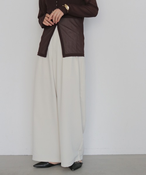 cheriella(シェリエラ)の「【cheriella】タックスラックス TUCK SLACKS(スラックス・レディース・ブラック/イエロー/オフホワイト・FREE)」の21枚目の写真