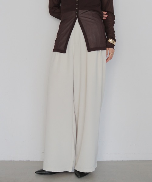 cheriella(シェリエラ)の「【cheriella】タックスラックス TUCK SLACKS(スラックス・レディース・ブラック/イエロー/オフホワイト・FREE)」の22枚目の写真