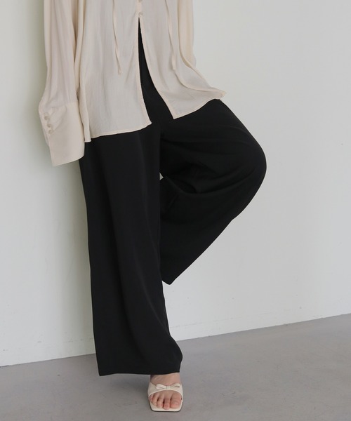cheriella(シェリエラ)の「【cheriella】タックスラックス TUCK SLACKS(スラックス・レディース・ブラック/イエロー/オフホワイト・FREE)」の5枚目の写真