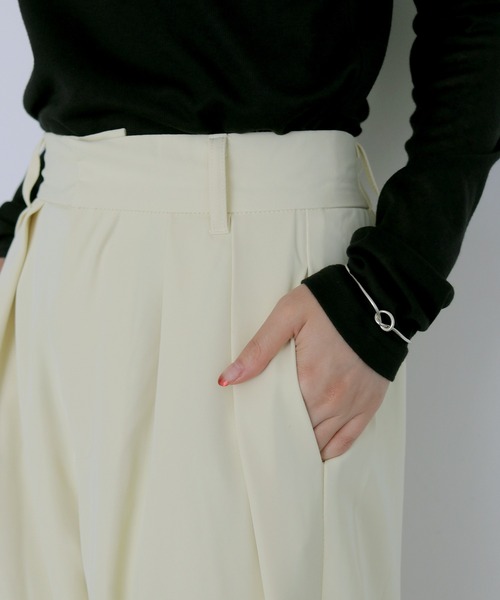 cheriella(シェリエラ)の「【cheriella】タックスラックス TUCK SLACKS(スラックス・レディース・ブラック/イエロー/オフホワイト・FREE)」の16枚目の写真