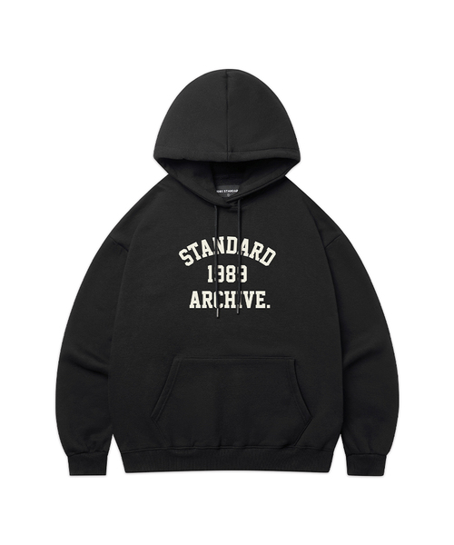 1989STANDARD(1989スタンダード)の「STANDARD ARCH フードパーカー (STHSTD-0254)(パーカー・メンズ・オートミール/ダークグレー/ライトグレー/バーガンディー/ネイビー/ブラック・MEDIUM/X-LARGE/LARGE)」の1枚目の写真