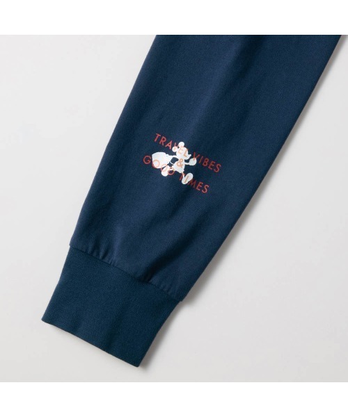 Disney(ディズニー)の「ユニセックス長袖Tシャツ(選べるキャラクター)【ディズニー】(Tシャツ/カットソー・レディース・ネイビー/ライトグレー/ブラック・S/L/M/LL)」の6枚目の写真