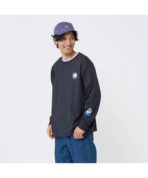 Disney(ディズニー)の「ユニセックス長袖Tシャツ(選べるキャラクター)【ディズニー】(Tシャツ/カットソー・レディース・ネイビー/ライトグレー/ブラック・S/L/M/LL)」の14枚目の写真