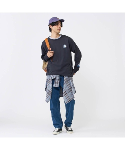Disney(ディズニー)の「ユニセックス長袖Tシャツ(選べるキャラクター)【ディズニー】(Tシャツ/カットソー・レディース・ネイビー/ライトグレー/ブラック・S/L/M/LL)」の15枚目の写真