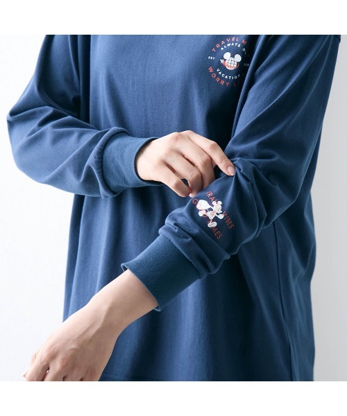 Disney(ディズニー)の「ユニセックス長袖Tシャツ(選べるキャラクター)【ディズニー】(Tシャツ/カットソー・レディース・ネイビー/ライトグレー/ブラック・S/L/M/LL)」の16枚目の写真