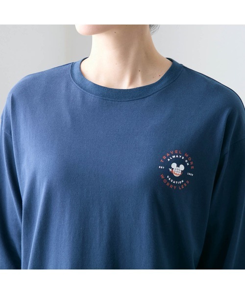 Disney(ディズニー)の「ユニセックス長袖Tシャツ(選べるキャラクター)【ディズニー】(Tシャツ/カットソー・レディース・ネイビー/ライトグレー/ブラック・S/L/M/LL)」の21枚目の写真