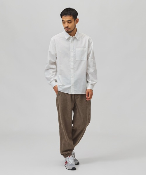 NEW BALANCE（ニューバランス）の「【別注】ニューバランス New Balance ベーシックシティーシャツ 限定コラボ（シャツ/ブラウス・メンズ・ブルー/ホワイト・S/M/L/LL）」の11枚目の写真