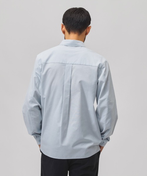 NEW BALANCE（ニューバランス）の「【別注】ニューバランス New Balance ベーシックシティーシャツ 限定コラボ（シャツ/ブラウス・メンズ・ブルー/ホワイト・S/M/L/LL）」の3枚目の写真