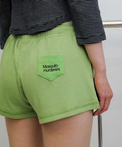 MOSQUITO MURDERERS（モスキートマーダラーズ）の「Pocket MINI SHORTS -Green（その他パンツ・レディース・その他・FREE）」の4枚目の写真