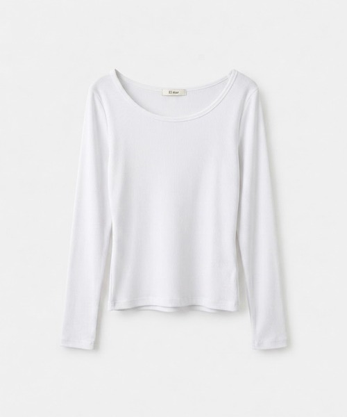 CANAL JEAN(キャナルジーン)の「El mar コットンラウンドネックロンT(Tシャツ/カットソー・レディース・ホワイト/ダークネイビー/チャコールグレー/ブラック・ONE SIZE)」の19枚目の写真