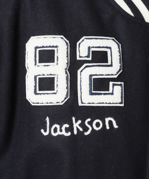 Russell Athletic(ラッセルアスレティック)の「別注【RUSSELL ATHLETIC*JM for JS】 サーモライトスタジャン(スタジャン・レディース・ネイビー・FREE)」の6枚目の写真