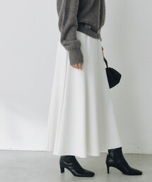【接触冷感/吸水速乾/紫外線防止/防シワ性】ジョーゼットマーメイドスカート