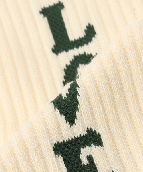ROSTER SOX(ロスターソックス)の「ROSTER SOX / ロスターソックス LOVE(ソックス/靴下・レディース・ホワイト/グリーン・SMALL/MEDIUM)」の4枚目の写真