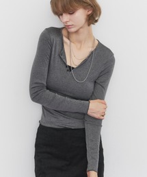 Basic Henley Neck Tee / ベーシックヘンリーネックT