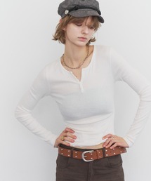 Basic Henley Neck Tee / ベーシックヘンリーネックT