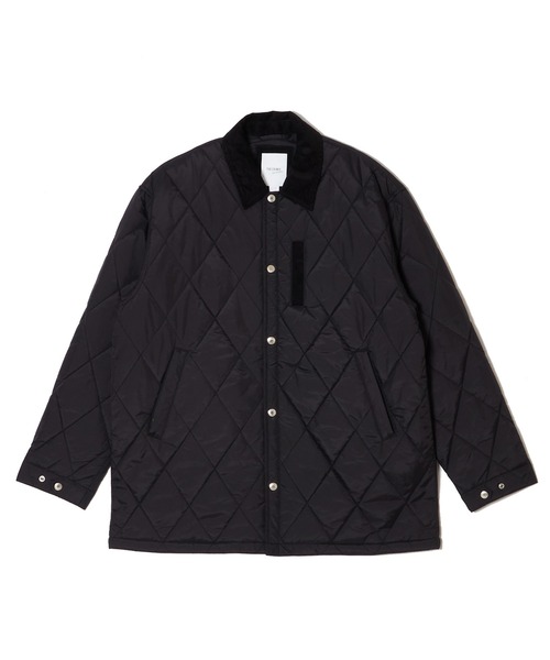 CRIMIE(クライミー)の「DIAMOND-QUILTED MID COAT(カバーオール・メンズ・ブラック・XXL/XL/L/M/S)」の2枚目の写真