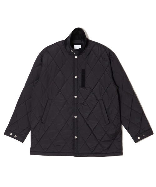 CRIMIE(クライミー)の「DIAMOND-QUILTED MID COAT(カバーオール・メンズ・ブラック・XXL/XL/L/M/S)」の4枚目の写真