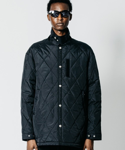CRIMIE(クライミー)の「DIAMOND-QUILTED MID COAT(カバーオール・メンズ・ブラック・XXL/XL/L/M/S)」の7枚目の写真