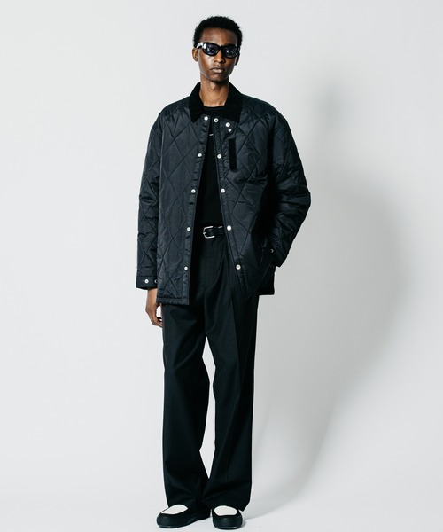 CRIMIE(クライミー)の「DIAMOND-QUILTED MID COAT(カバーオール・メンズ・ブラック・XXL/XL/L/M/S)」の8枚目の写真