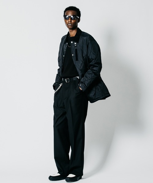 CRIMIE(クライミー)の「DIAMOND-QUILTED MID COAT(カバーオール・メンズ・ブラック・XXL/XL/L/M/S)」の9枚目の写真