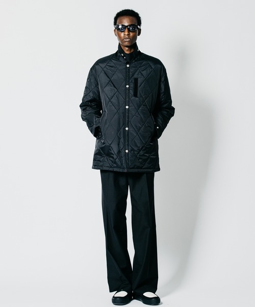 CRIMIE(クライミー)の「DIAMOND-QUILTED MID COAT(カバーオール・メンズ・ブラック・XXL/XL/L/M/S)」の10枚目の写真