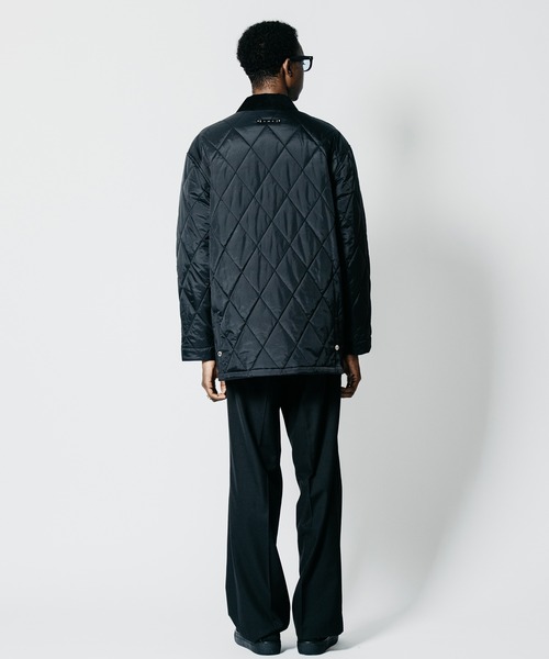 CRIMIE(クライミー)の「DIAMOND-QUILTED MID COAT(カバーオール・メンズ・ブラック・XXL/XL/L/M/S)」の12枚目の写真
