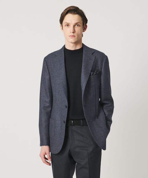 UNITED ARROWS(ユナイテッドアローズ)の「4プライ ウーステッド シングル 3ボタン テーラードジャケット CーMODEL(テーラードジャケット・メンズ・ネイビー・46/50/48)」の2枚目の写真