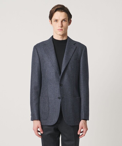 UNITED ARROWS(ユナイテッドアローズ)の「4プライ ウーステッド シングル 3ボタン テーラードジャケット CーMODEL(テーラードジャケット・メンズ・ネイビー・46/50/48)」の4枚目の写真