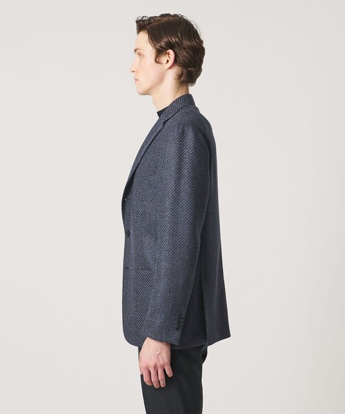 UNITED ARROWS(ユナイテッドアローズ)の「4プライ ウーステッド シングル 3ボタン テーラードジャケット CーMODEL(テーラードジャケット・メンズ・ネイビー・46/50/48)」の5枚目の写真
