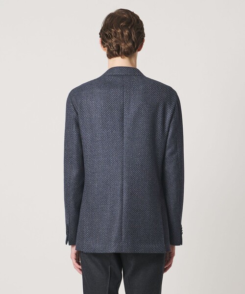UNITED ARROWS(ユナイテッドアローズ)の「4プライ ウーステッド シングル 3ボタン テーラードジャケット CーMODEL(テーラードジャケット・メンズ・ネイビー・46/50/48)」の6枚目の写真