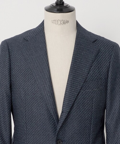 UNITED ARROWS(ユナイテッドアローズ)の「4プライ ウーステッド シングル 3ボタン テーラードジャケット CーMODEL(テーラードジャケット・メンズ・ネイビー・46/50/48)」の9枚目の写真