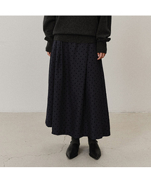 TVF DOT FLARED SKIRT_2COLORS