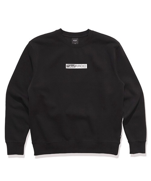 HUF(ハフ)の「HUF ミッドナイトレディオ スウェット(スウェット・メンズ・ブラック・LARGE/MEDIUM)」の1枚目の写真