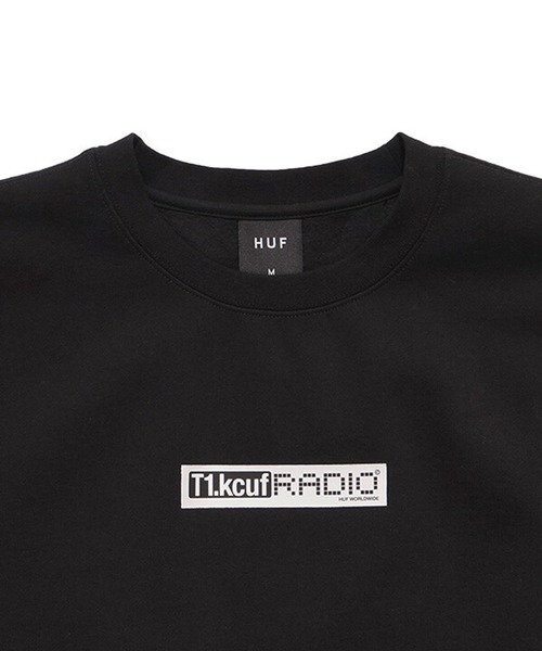 HUF(ハフ)の「HUF ミッドナイトレディオ スウェット(スウェット・メンズ・ブラック・LARGE/MEDIUM)」の3枚目の写真