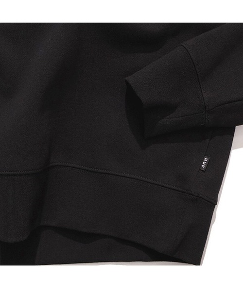 HUF(ハフ)の「HUF ミッドナイトレディオ スウェット(スウェット・メンズ・ブラック・LARGE/MEDIUM)」の4枚目の写真