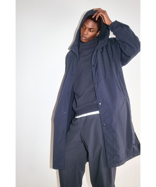 Y(ワイ)の「Y / RECYCLE NYLON TAFFETA / RECYCLE POLYESTER FLEECE CO(ダウンジャケット/コート・メンズ・ホワイト/ネイビー・SMALL/MEDIUM/LARGE)」の13枚目の写真