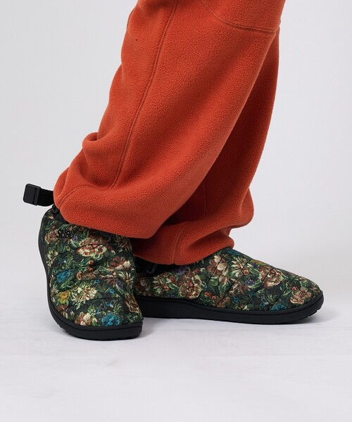SUBU(スブ)の「【SUBU/スブ】NANNEN+H/DAY BOTANICAL/NIGHT BOTANICAL/ボタニカル柄/冬用サンダル/ストラップあり(サンダル・レディース・グリーン系その他/パープル系その他・1/0)」の5枚目の写真