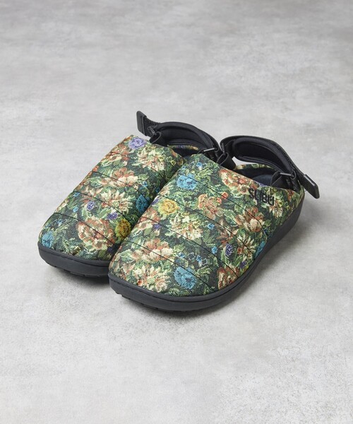 SUBU(スブ)の「【SUBU/スブ】NANNEN+H/DAY BOTANICAL/NIGHT BOTANICAL/ボタニカル柄/冬用サンダル/ストラップあり(サンダル・レディース・グリーン系その他/パープル系その他・1/0)」の10枚目の写真