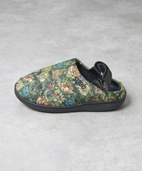 SUBU(スブ)の「【SUBU/スブ】NANNEN+H/DAY BOTANICAL/NIGHT BOTANICAL/ボタニカル柄/冬用サンダル/ストラップあり(サンダル・レディース・グリーン系その他/パープル系その他・1/0)」の11枚目の写真