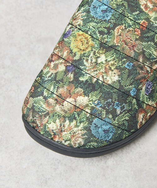 SUBU(スブ)の「【SUBU/スブ】NANNEN+H/DAY BOTANICAL/NIGHT BOTANICAL/ボタニカル柄/冬用サンダル/ストラップあり(サンダル・レディース・グリーン系その他/パープル系その他・1/0)」の12枚目の写真