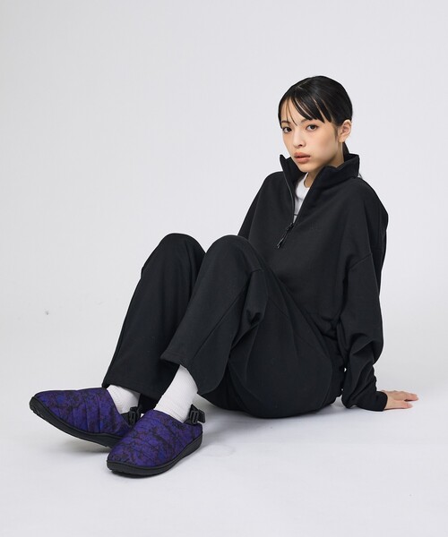 SUBU(スブ)の「【SUBU/スブ】NANNEN+H/DAY BOTANICAL/NIGHT BOTANICAL/ボタニカル柄/冬用サンダル/ストラップあり(サンダル・レディース・グリーン系その他/パープル系その他・1/0)」の15枚目の写真