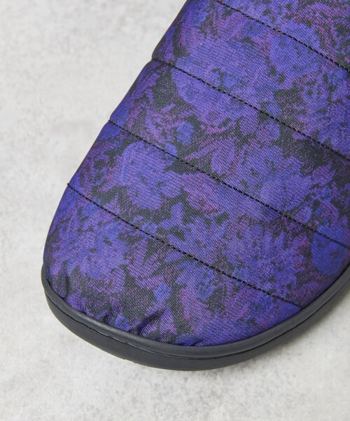 SUBU(スブ)の「【SUBU/スブ】NANNEN+H/DAY BOTANICAL/NIGHT BOTANICAL/ボタニカル柄/冬用サンダル/ストラップあり(サンダル・レディース・グリーン系その他/パープル系その他・1/0)」の17枚目の写真