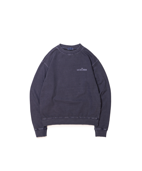 BIGWAVE COLLECTIVE（ビッグウェーブコレクティブ）の「モクヨクコ PIGMENT スウェット (ウォッシュドブルー)（スウェット・レディース・その他・MEDIUM/LARGE/X-LARGE）」の2枚目の写真