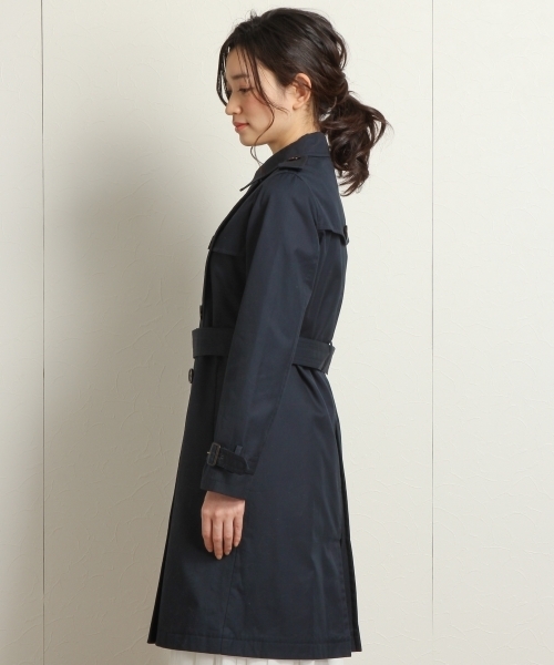 Andemiu（アンデミュウ）の「【国内生産生地使用！】ベーシックトレンチコート 714921（トレンチコート・レディース・ベージュ/ネイビー・MEDIUM/SMALL）」の13枚目の写真