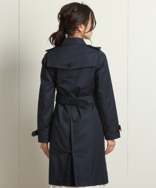Andemiu（アンデミュウ）の「【国内生産生地使用！】ベーシックトレンチコート 714921（トレンチコート・レディース・ベージュ/ネイビー・MEDIUM/SMALL）」の14枚目の写真