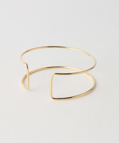 BEAUTY&YOUTH UNITED ARROWS（ビューティーアンドユースユナイテッドアローズ）の「BY メタルラインバングル ◆（バングル/リストバンド・レディース・ゴールド/シルバー・FREE）」の3枚目の写真